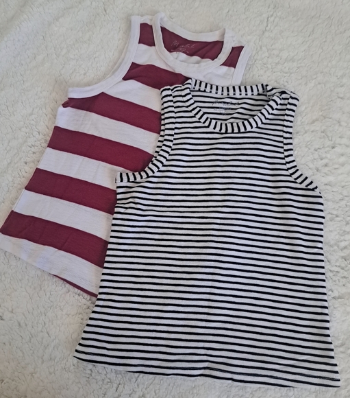 Marled Tops - Marled Women's Striped Tank Tops, SP